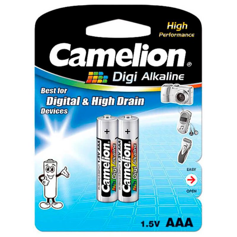 Camelion-Alkaline-LR03-1.5V-AAA-Battery-2-Of-Pack-7376