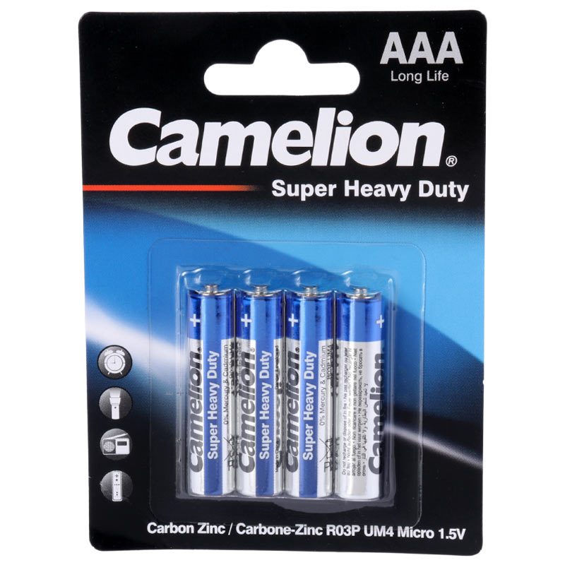Camelion-Super-Heavy-Duty-R03P-UM4-1.5V-AA-Battery-4-Of-Pack