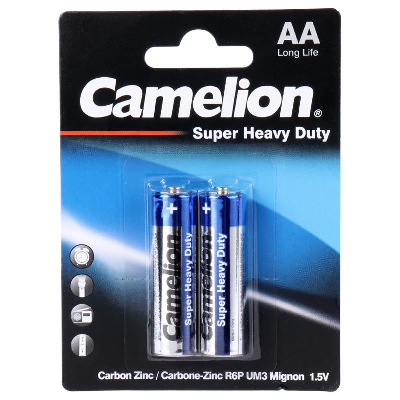 Camelion-Super-Heavy-Duty-R6P-UM3-1.5V-AA-Battery-2-Of-Pack