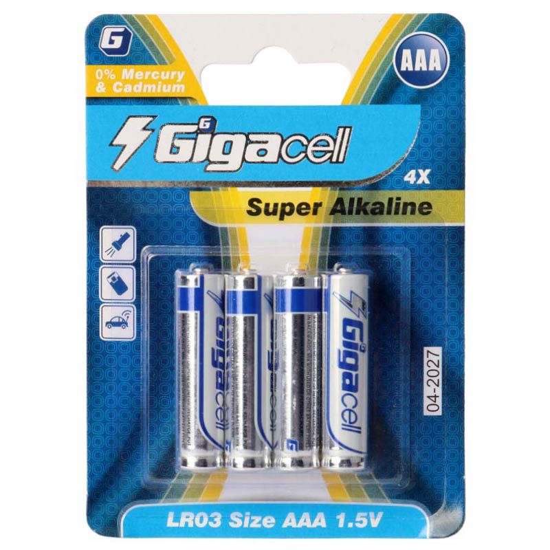 Gigacell-Super-Alkaline-LR03-1.5V-AAA-Battery-4-Of-Pack